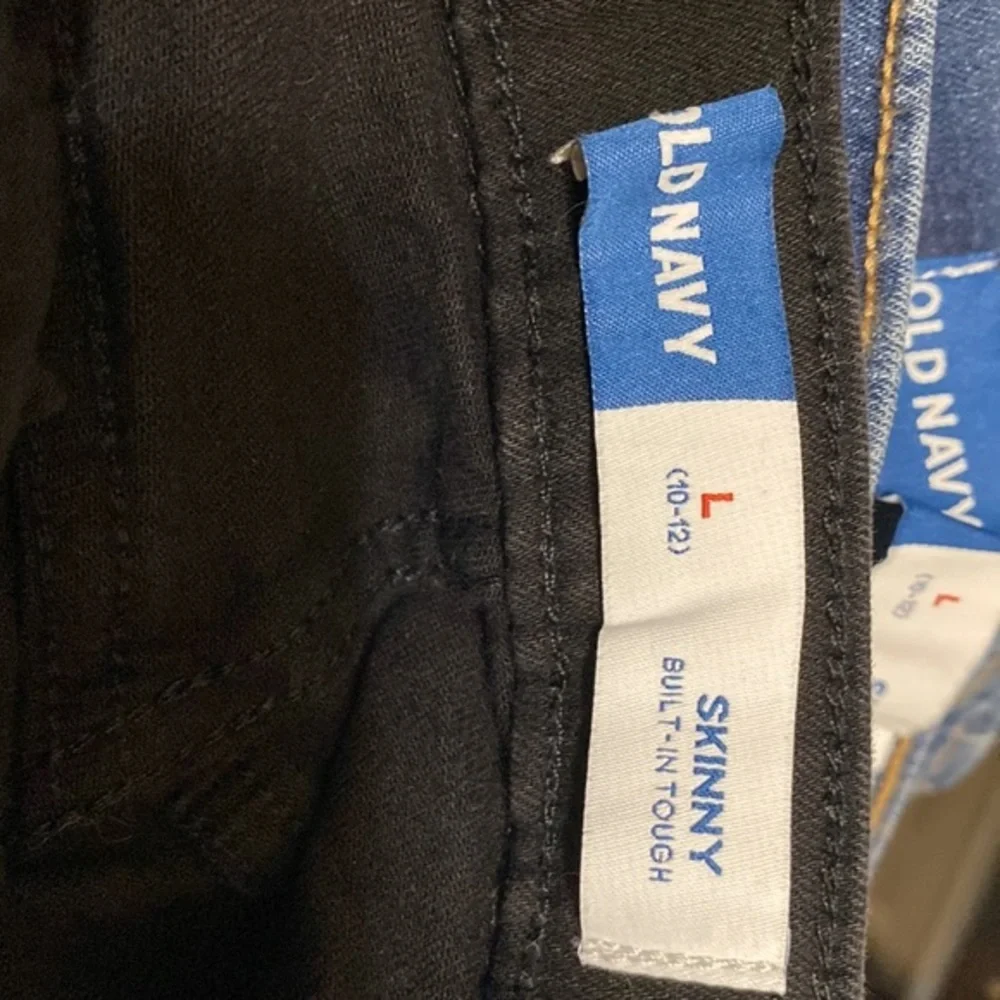 2 pair Girls Old‎ Navy Skinny Jeans size Large (10-12) EUC